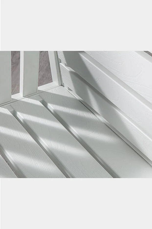 Home 1+ 1 S 2 Kişilik Minderli Bahçe Balkon Oturma Takımı -beyaz